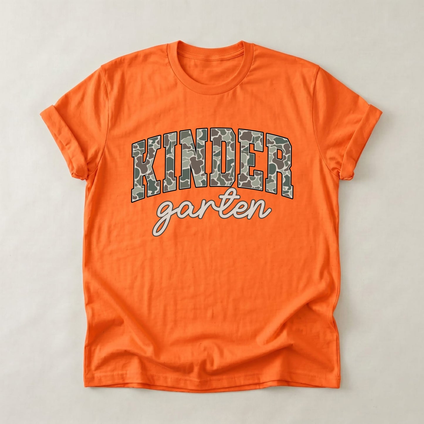 Camo Kindergarten Shirt