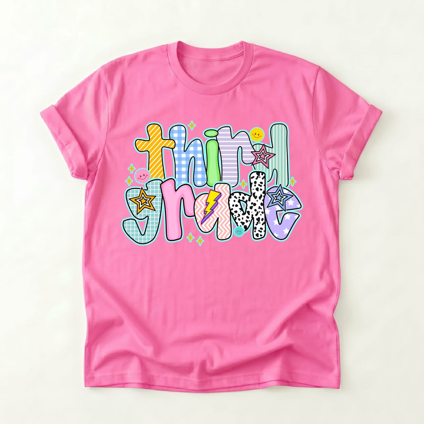 Doodle Third Grade Shirt