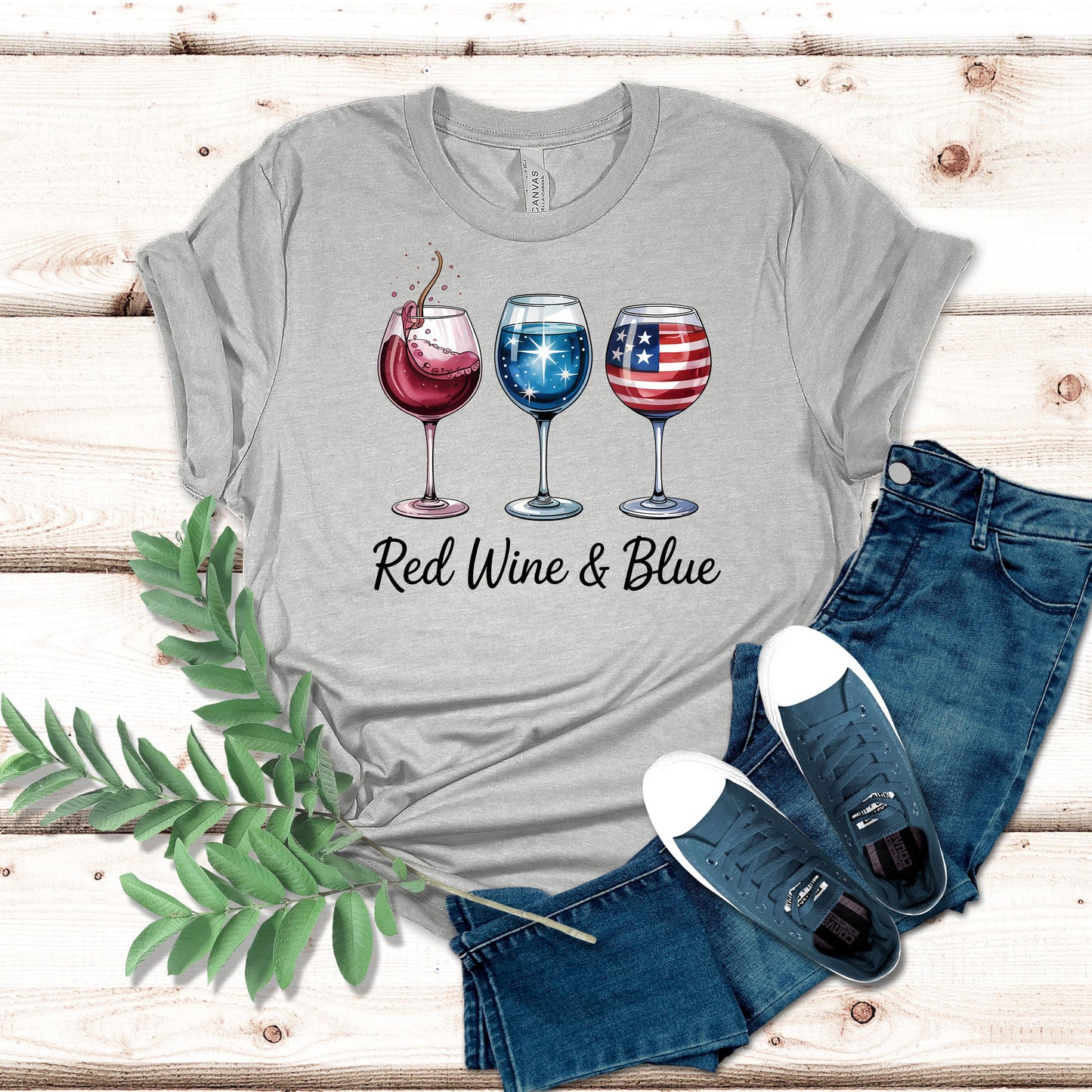 Red Wine & Blue Shirt