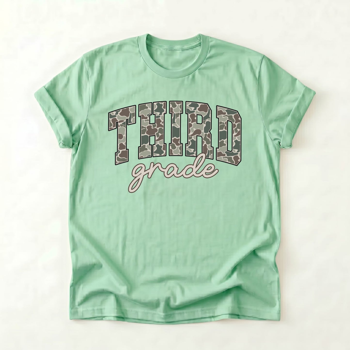 Camo Third Grade Shirt