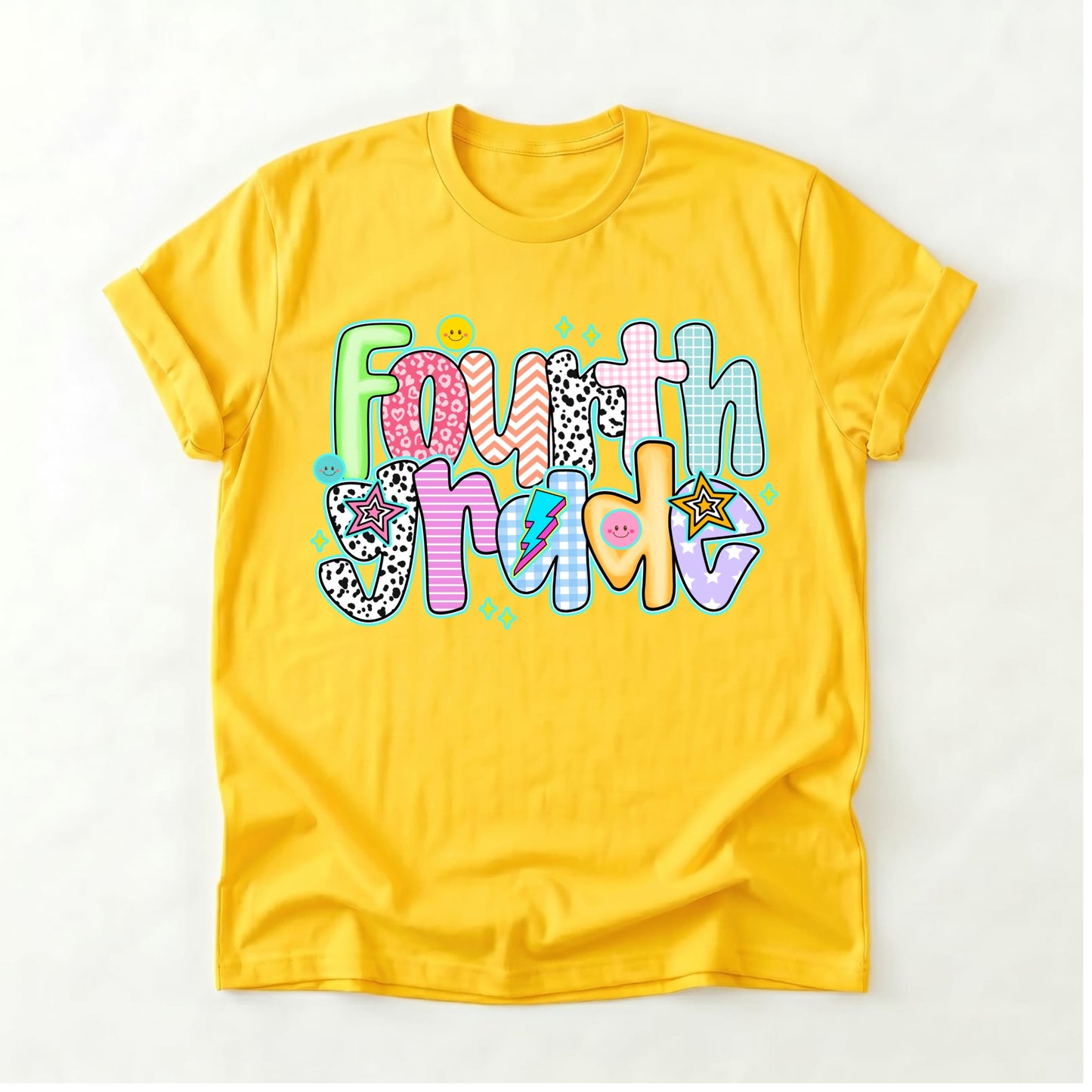 Doodle Fourth Grade Shirt