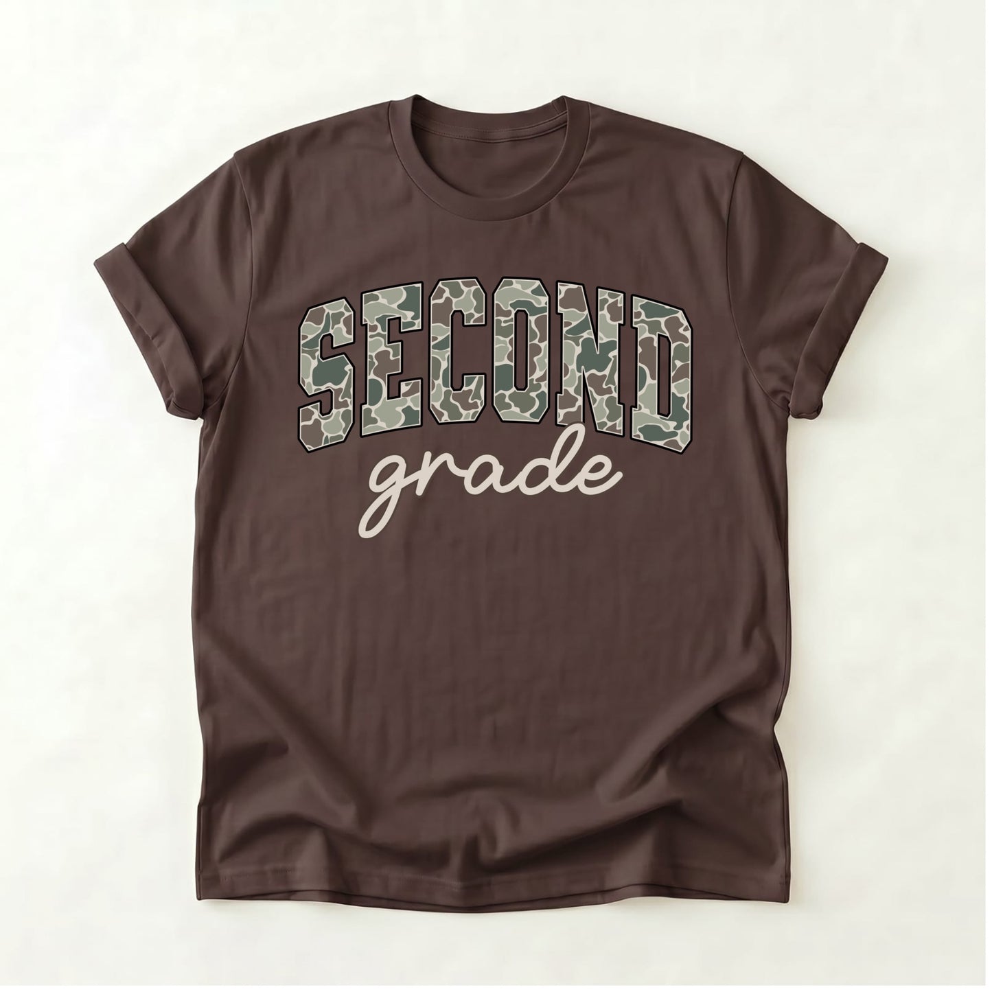 Camo Second Grade Shirt