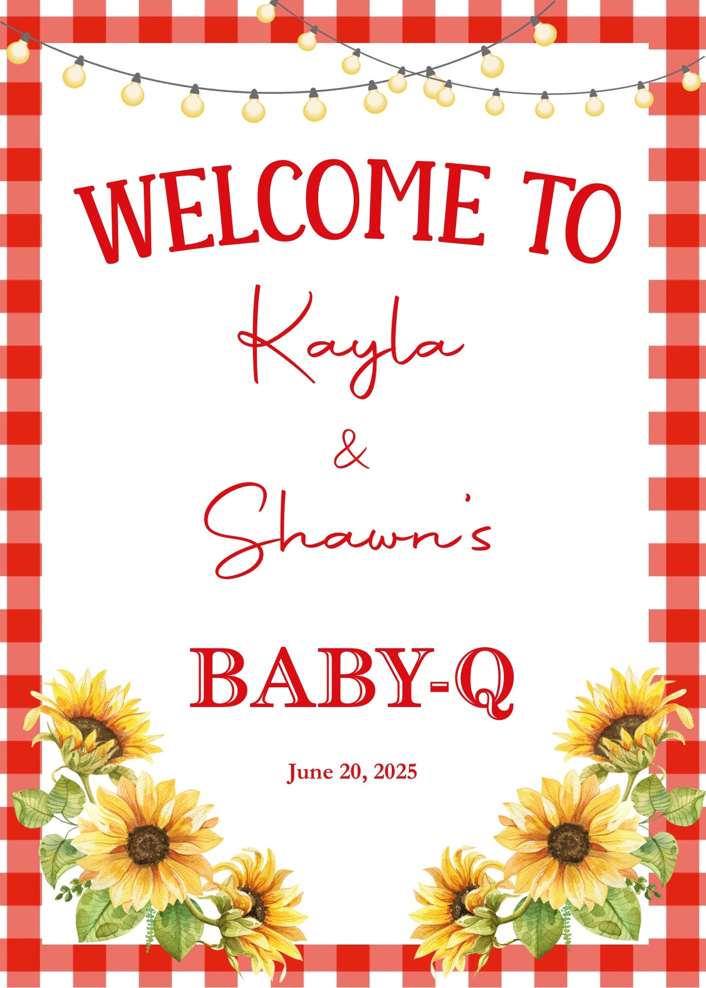 Customizable 20x30” Poster/Sign