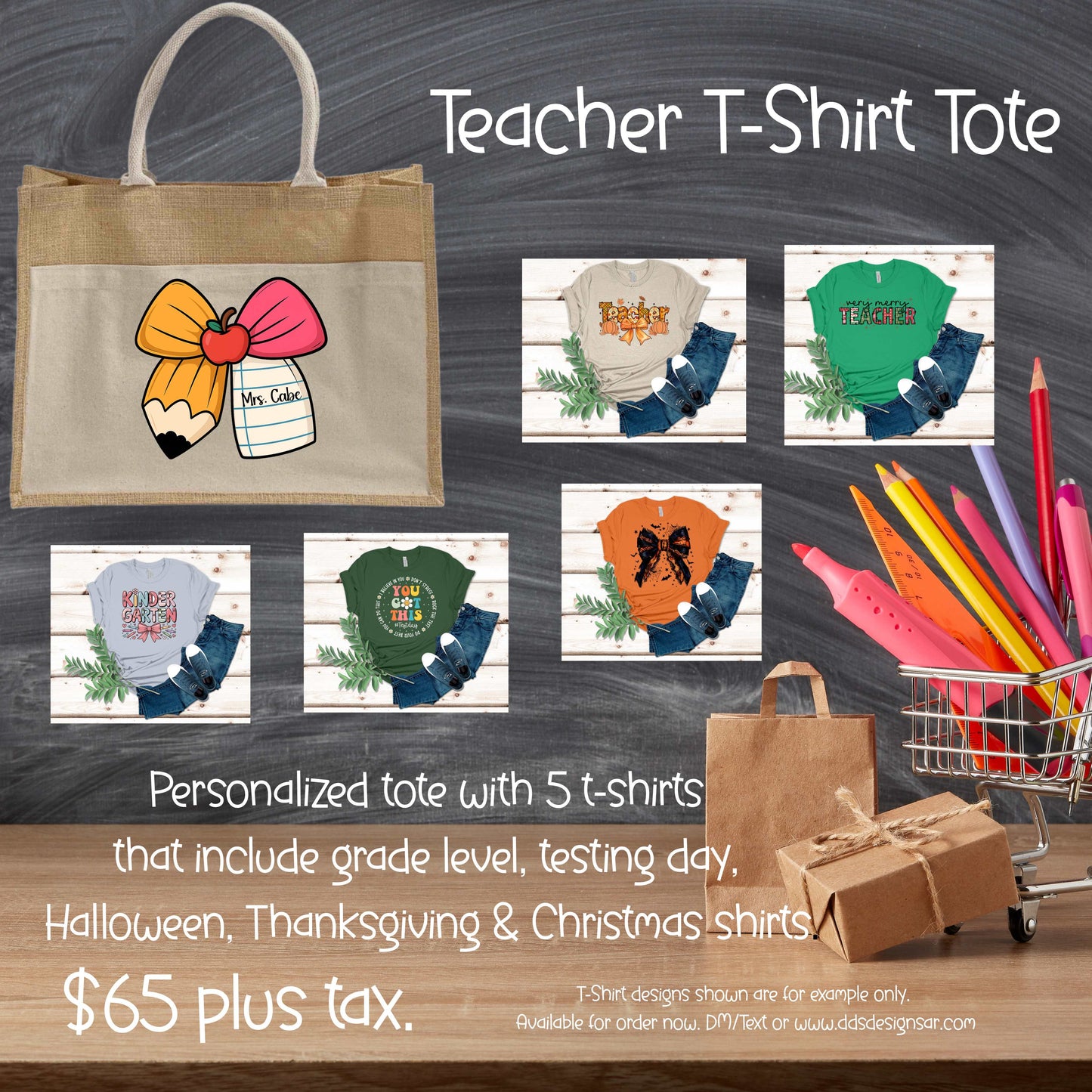 Teacher T-Shirt Tote