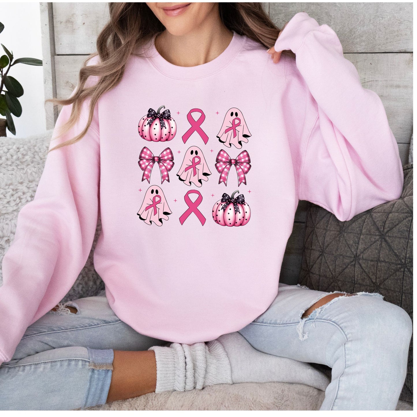 Breast Cancer Ribbon Coquette Bows
