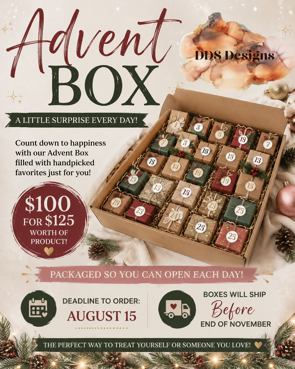 Advent Calendar Box
