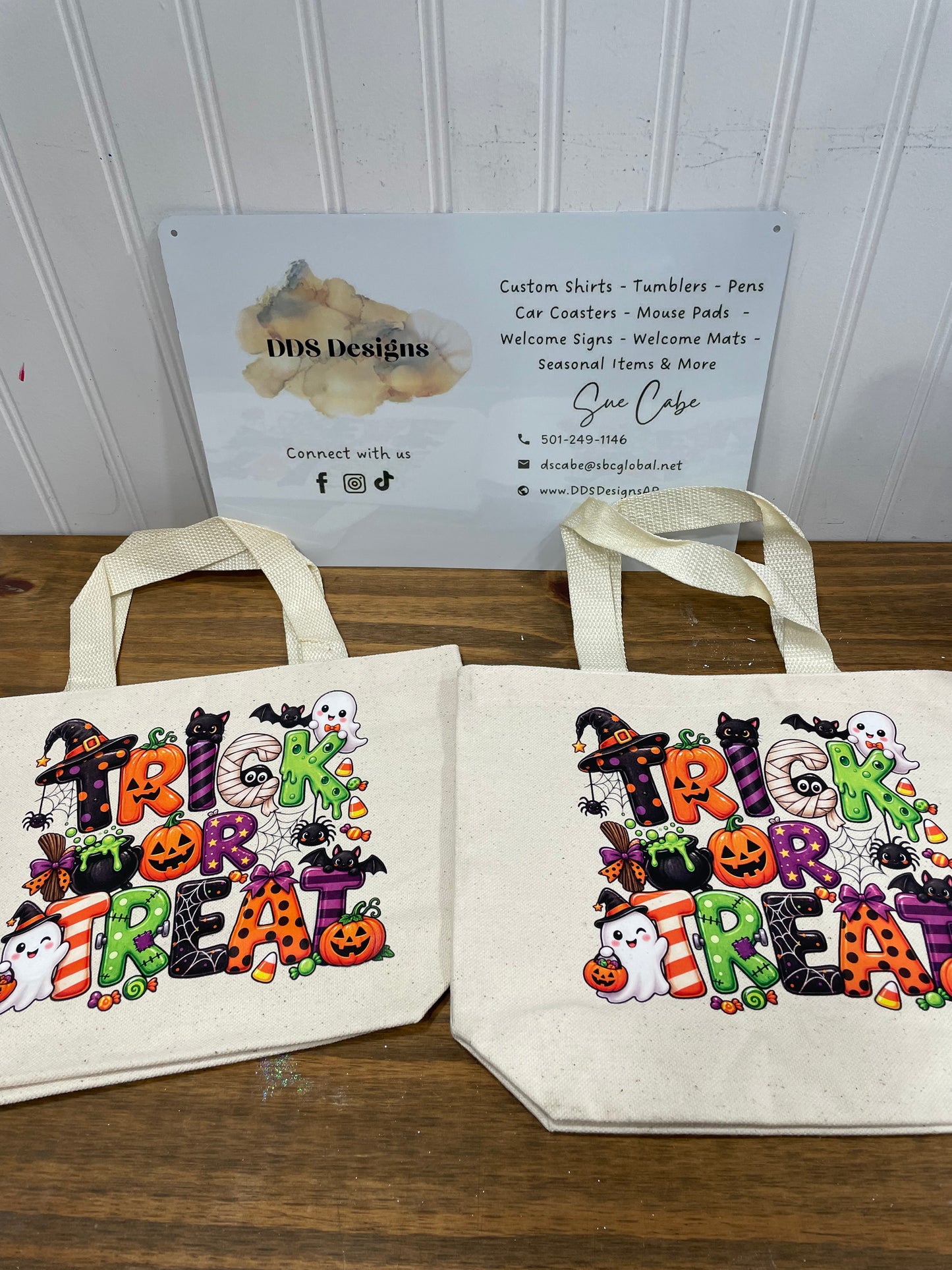Trick or Treat Canvas Bag