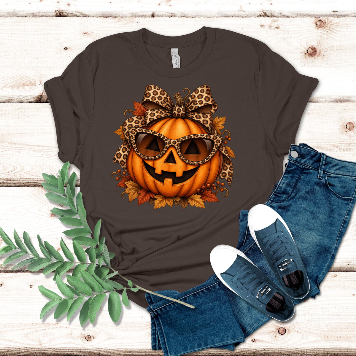 Jack-O-Latern with Glasses (w or w/o Bow)