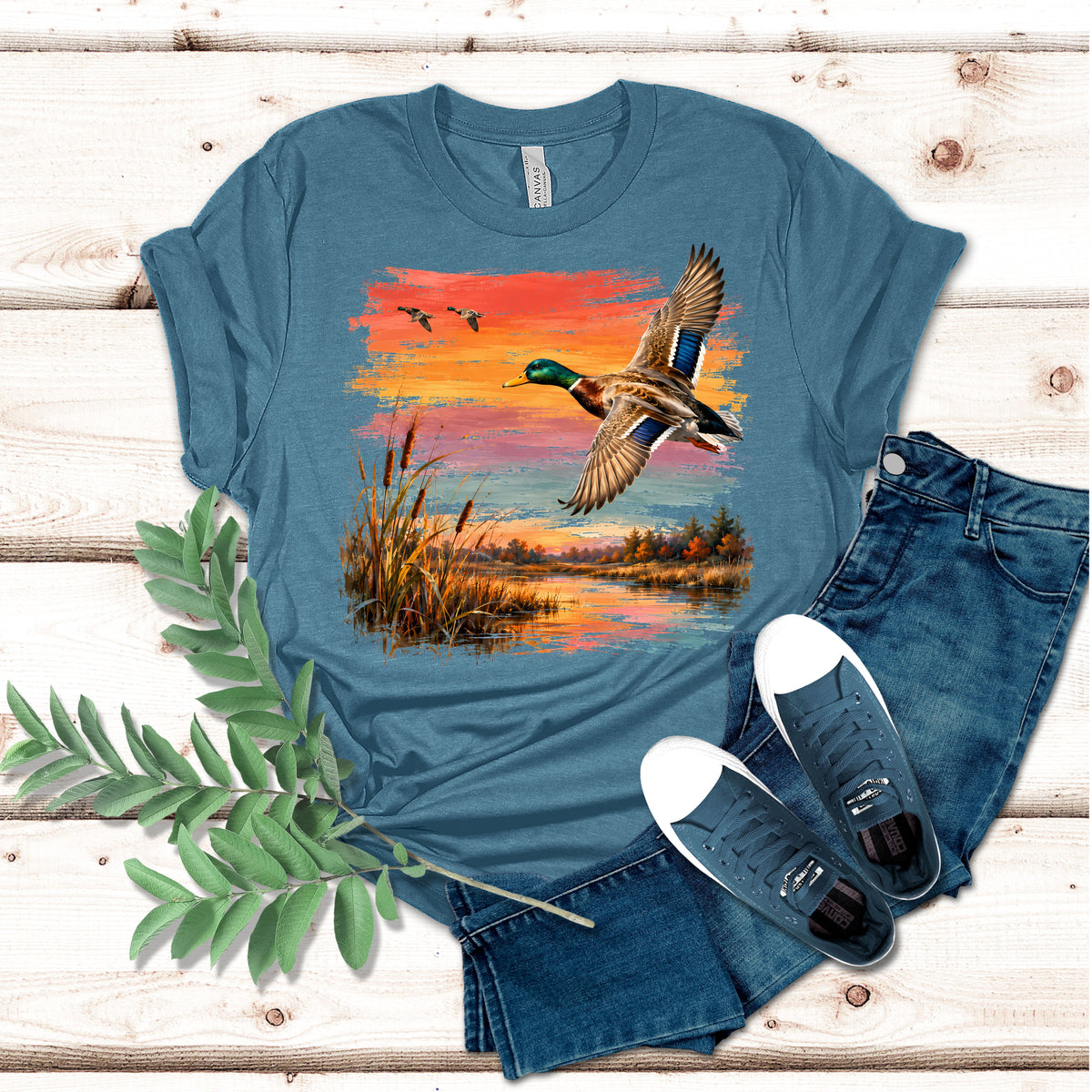 Mallard Fall Sunset Shirt