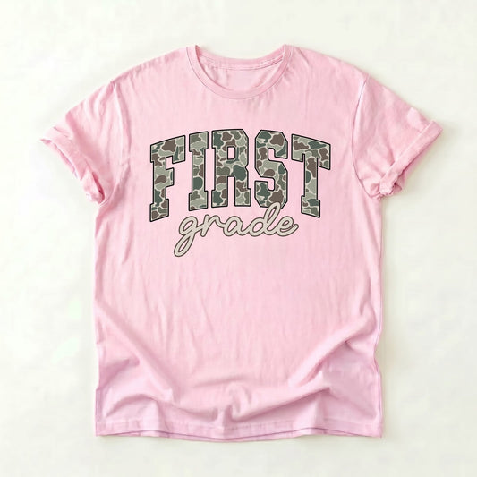 Camo First Grade Shirt
