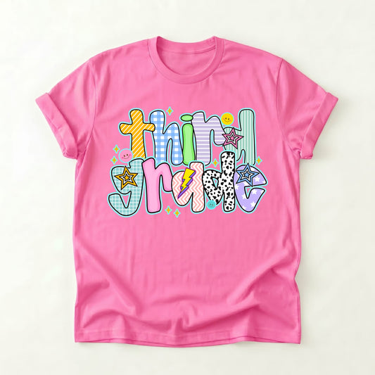 Doodle Third Grade Shirt