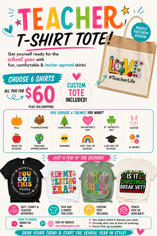 Teacher T-Shirt Tote