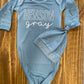 Custom Baby Gown and Beanie