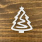 Single Jumbo Christmas Tree Print Paper Clip/Bookmark
