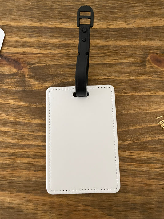 Customizable Leather Luggage Tags