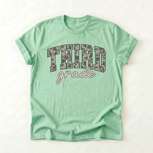 Camo Third Grade Shirt