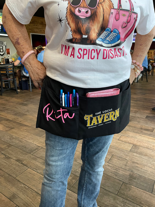 Customizable Canvas Wait Staff Apron