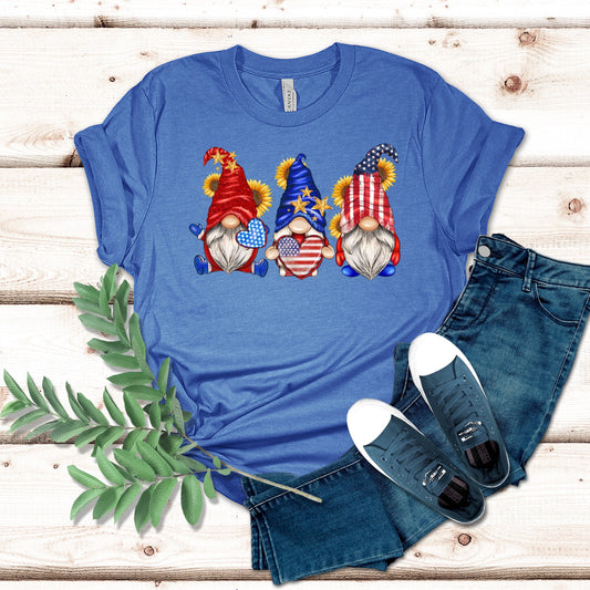 Patriotic Fourth of July Gnomes Shirt
