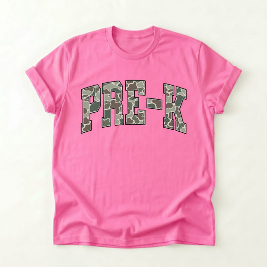 Camo Pre-K Shirt