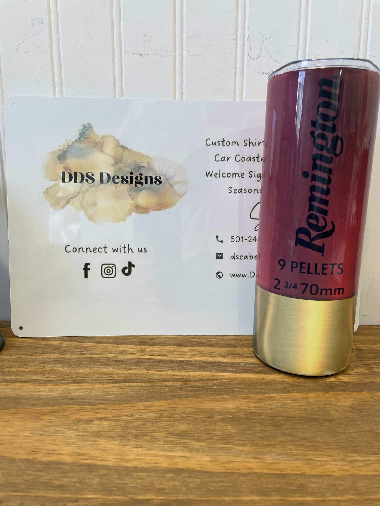 Red Shotgun Shell 20 oz Stainless Steel Tumbler (RTS)