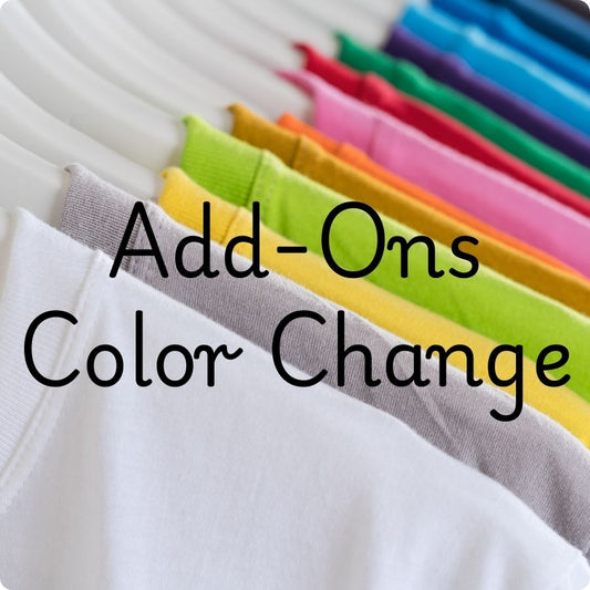 Add-on Shirt Color Change