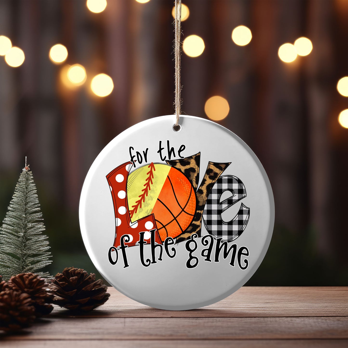 Customized Ceramic Christmas Ornament