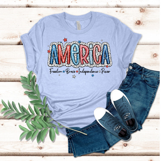 Polka Dot America Shirt