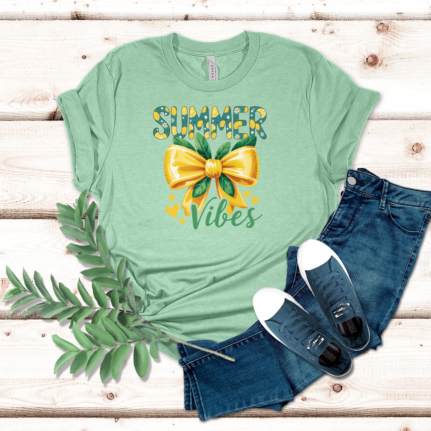 Summer Vibes Coquette Bow Shirt