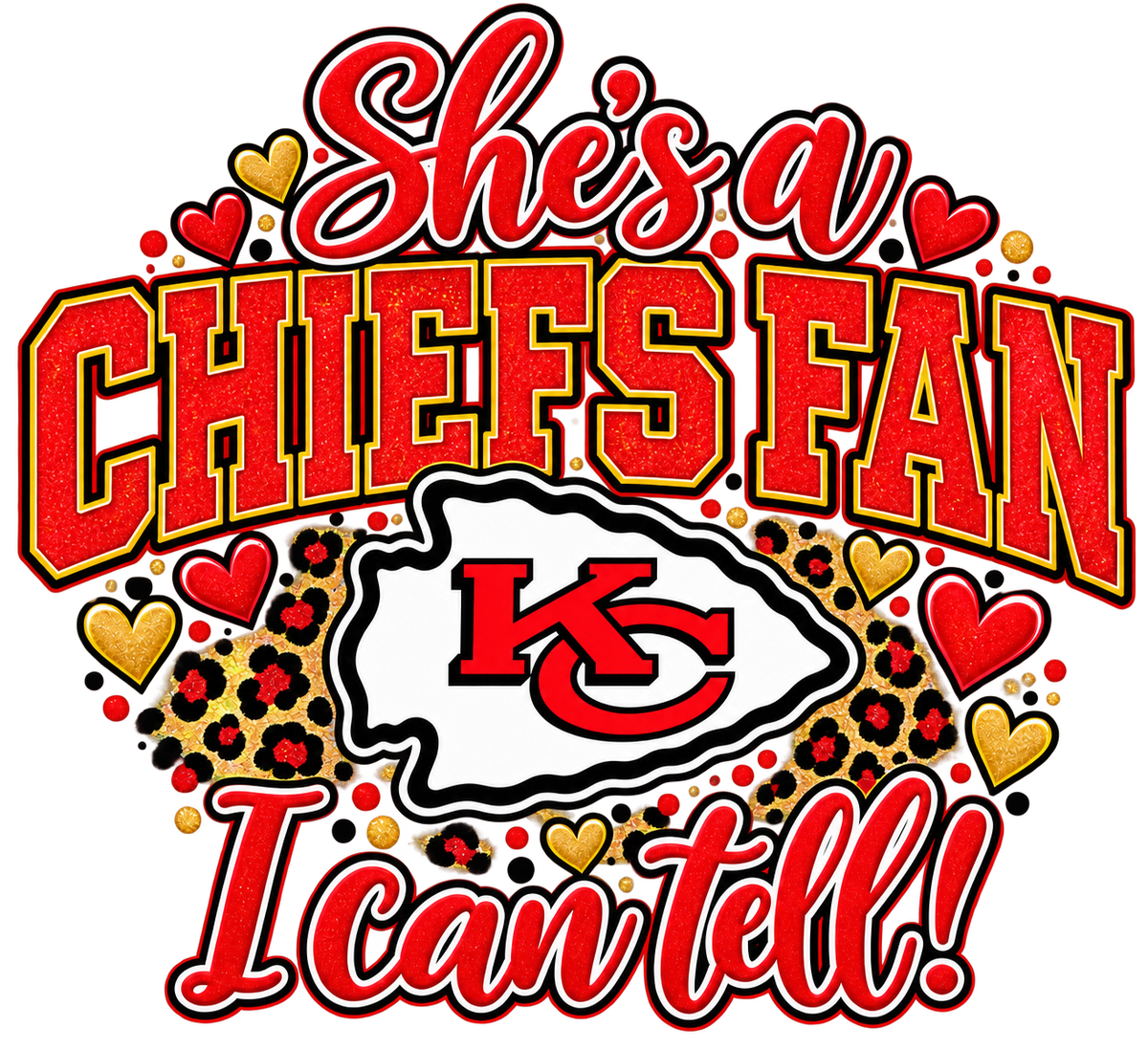 She’s a Chiefs Fan I Can Tell T-Shirt