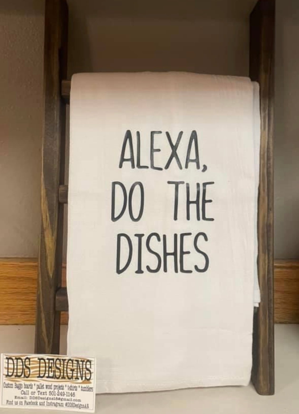 Alexa Do the Dishes Tea Towel