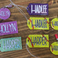Customizable Acrylic Luggage Tags