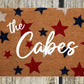 Custom 18x20 Patriotic Welcome Mat