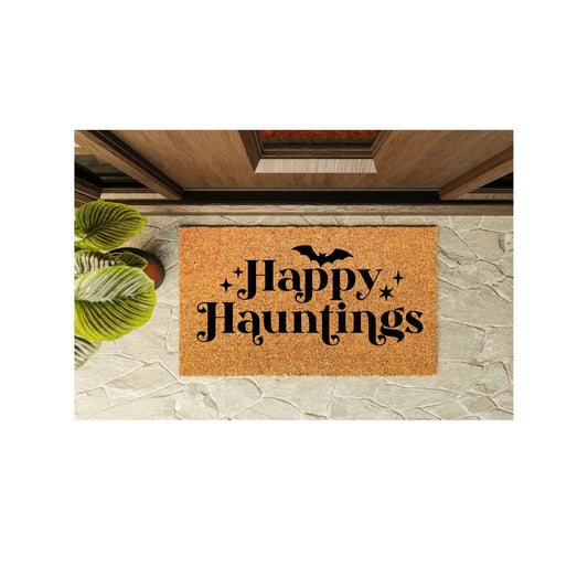 Happy Hauntings Welcome Mat