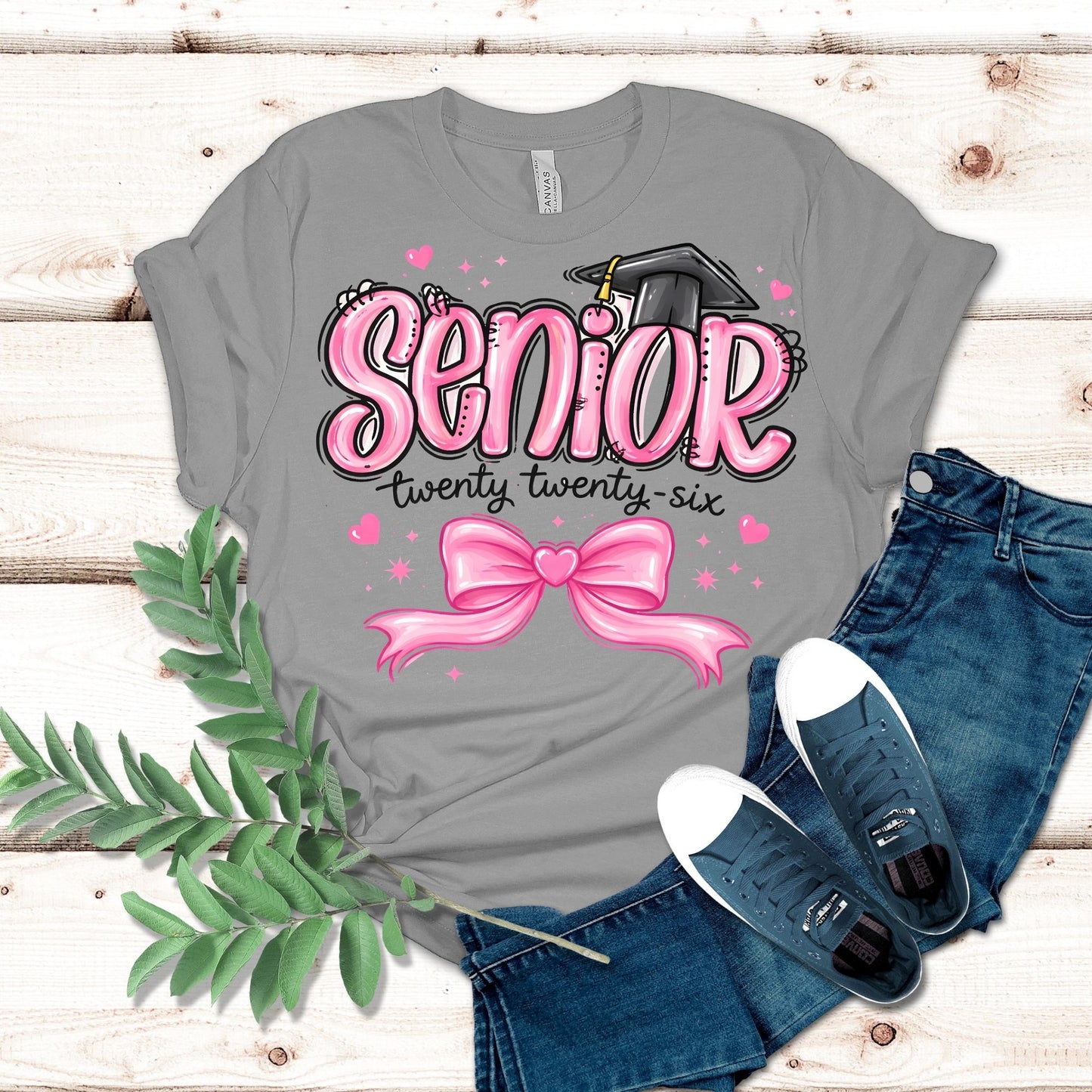 Pink Coquette Bow Senior 2026 Shirt
