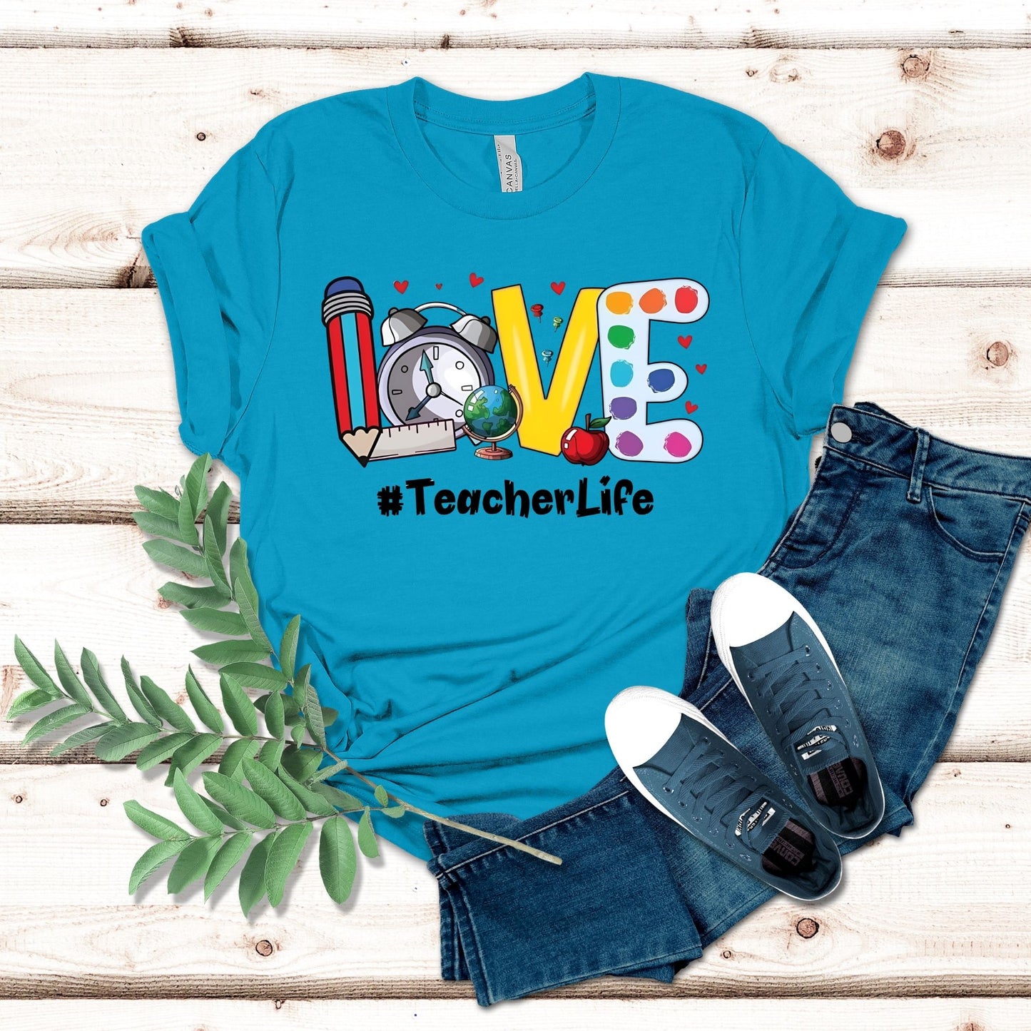LOVE Teacher Life Shirt