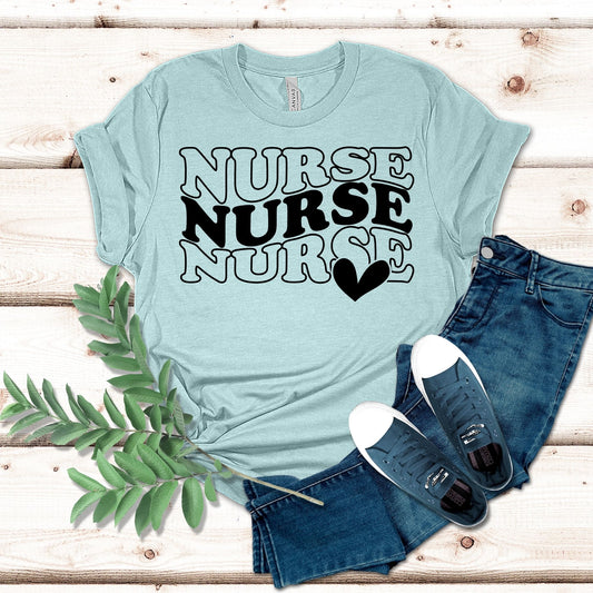 Wavy Nurse Shirt