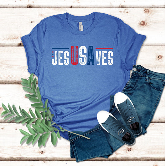 Jesus Saves USA Shirt