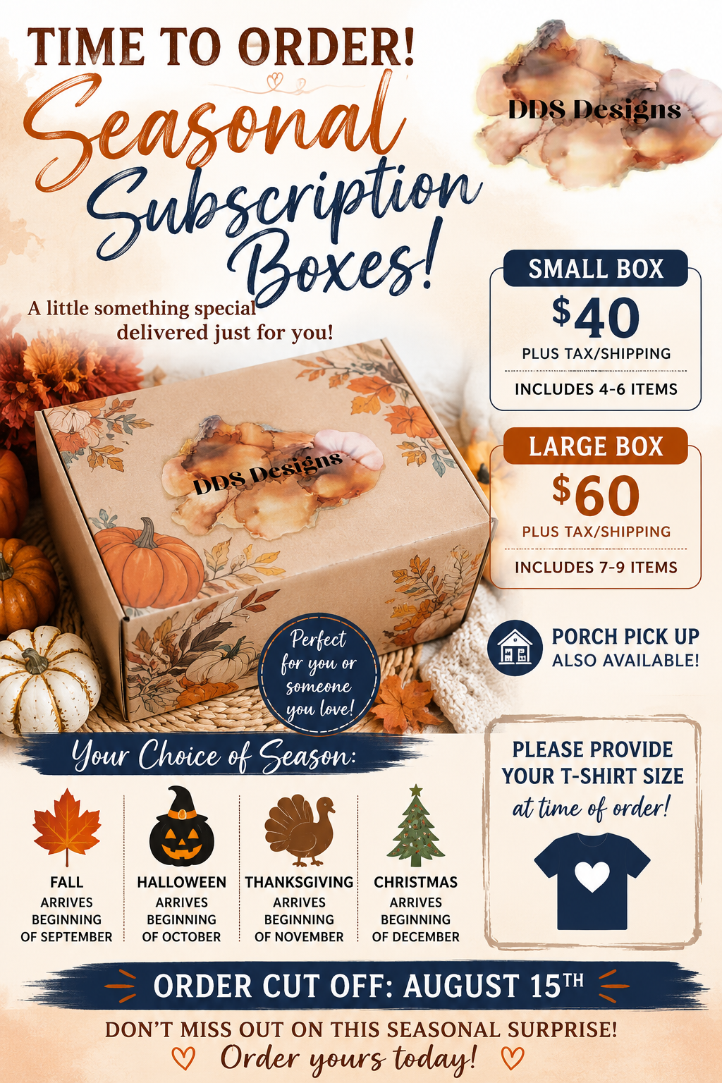 Seasonal Subscription Box
