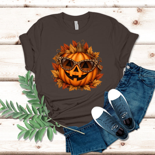 Jack-O-Latern with Glasses (w or w/o Bow)