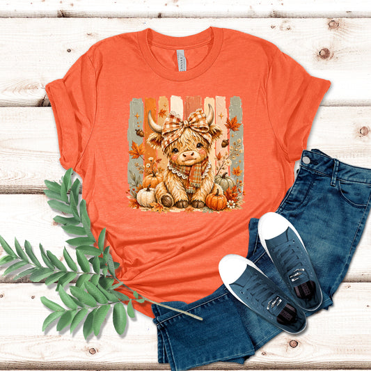 Fall Highland Cow Shirt