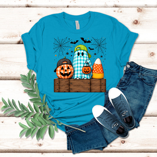 Personalized Pumpkin Ghost Halloween Shirt