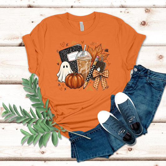 Cute Spooky Teacher Halloween Shirt