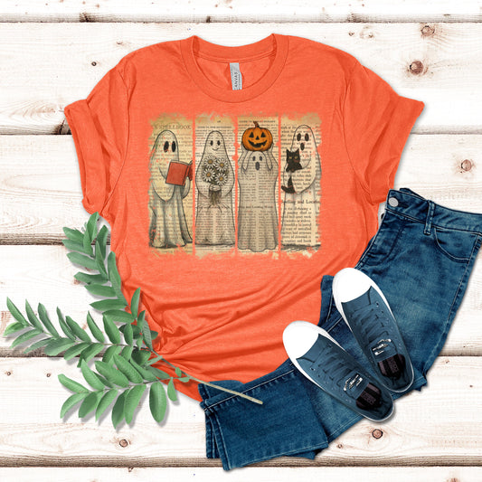 Ghost Book Pages Shirt