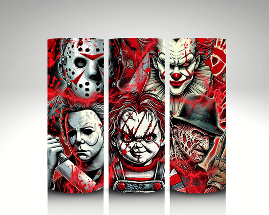 Scary Villain 20 oz Straight Tumbler (RTS)