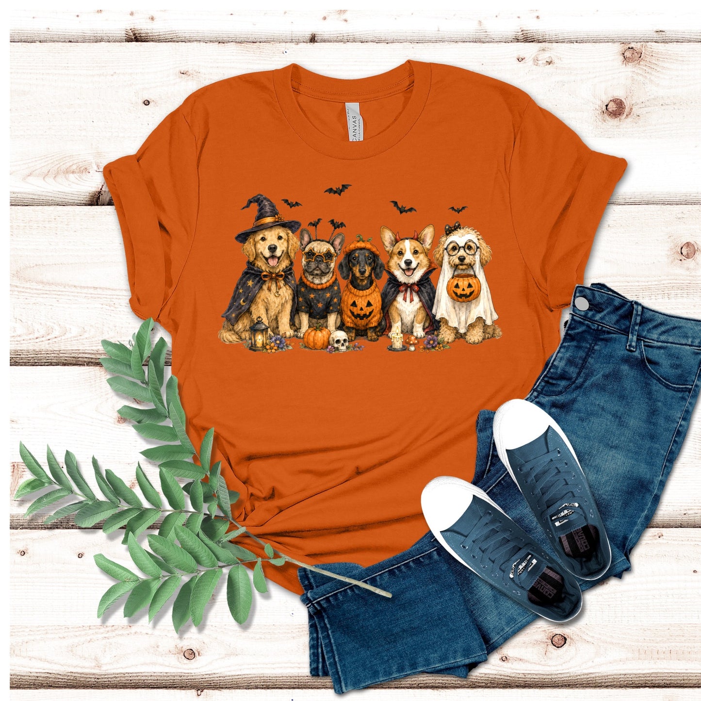 Five Dog Halloween Shirt