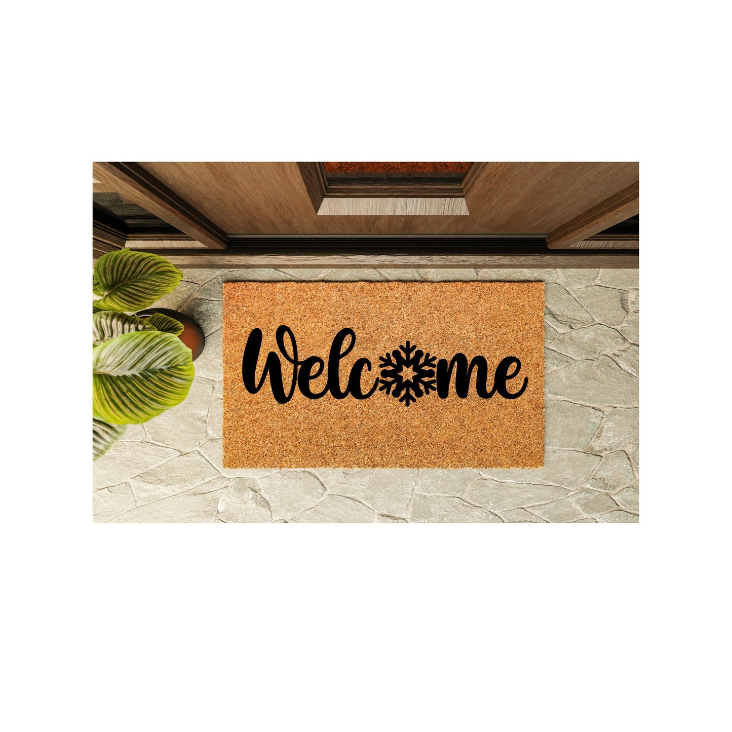 Snowflake Welcome Mat